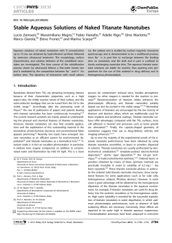 Stable Aqueous Solutions of Naked Titanate Nanotubes