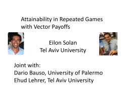 Attainability in vector-payoff games. September 2011.