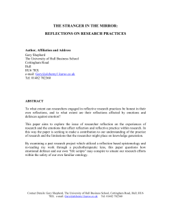 the stranger in the mirror