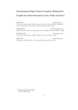 Partitioning 2-Edge-Colored Complete Multipartite Graphs into