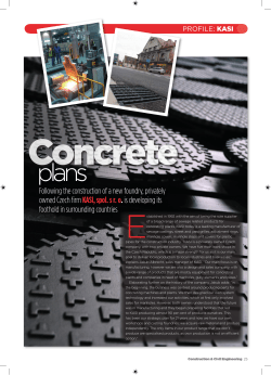 Following the construction of a new foundry, privately - pour-tech