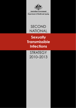 Second National Sexually Transmissible Infections Strategy 2010