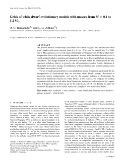 Grids of white dwarf evolutionary models with masses from M &frac14; 0.1