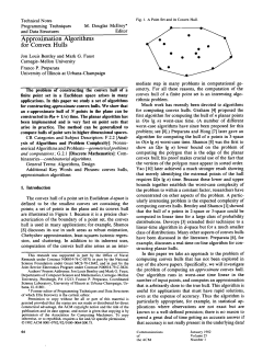 Approximation Algorithms for Convex Hulls
