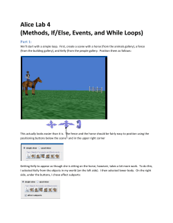 Test this as you did your horse.gallop method.
