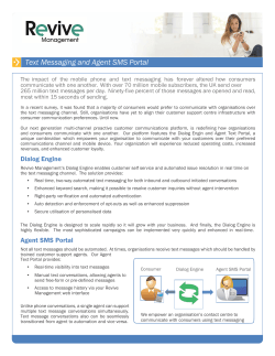 Text Messaging and Agent SMS Portal