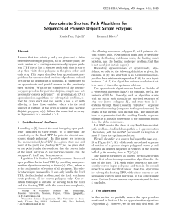 Approximate Shortest Path Algorithms for Sequences of Pairwise