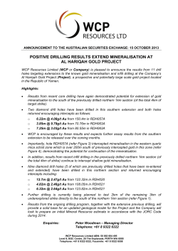 positive drilling results extend mineralisation at al