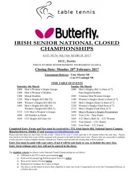 here - Table Tennis Ireland