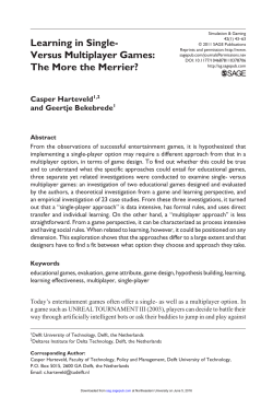 Learning in Single- Versus Multiplayer Games