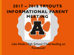 Tryout Parent Meeting Powerpoint 2017
