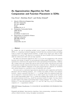 An Approximation Algorithm for Path Computation