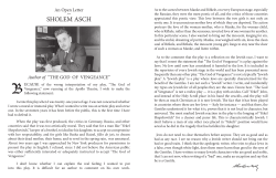 sholem asch