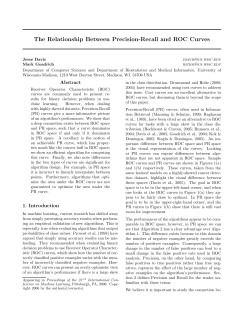 The Relationship Between Precision-Recall and
