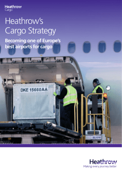 Heathrow`s Cargo Strategy