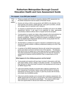 Assessment of Children and Young People