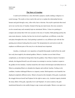 Sample myth essay literary analysis