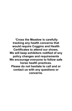 Cross the Meadow Farm - Colorado Hunter Jumper Association