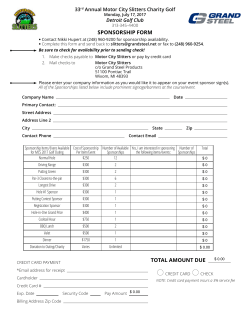 sponsorship form total amount due