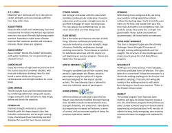 3-2-1 AQUA Maximize your workout and try a