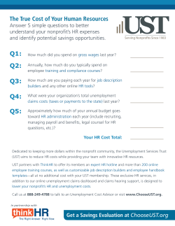 The True Cost of Your Human Resources Q1: Q2: Q3: Q4: Q5