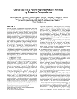 Crowdsourcing Pareto-Optimal Object Finding by