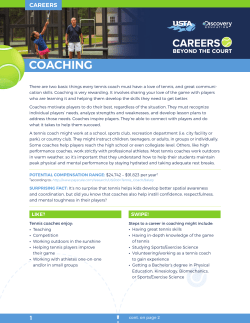 coaching - Careers Beyond the Court