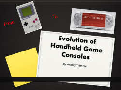 Evolution of Handheld Video Games