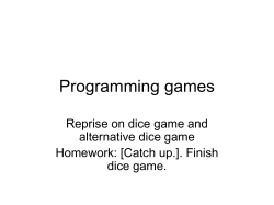 Programming games