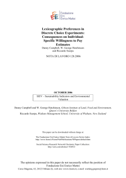 Lexicographic Preferences in Discrete Choice