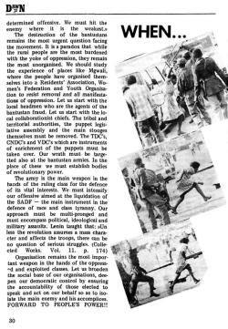 determined offensive. We must hit the enemy where it is the weakest