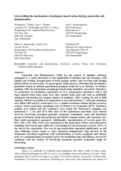 Unravelling the mechanism of pathogen