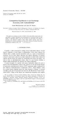 Competitive Equilibrium in an Exchange Economy with Indivisibilities