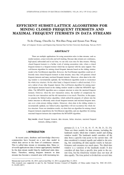 efficient subset-lattice algorithms for mining closed frequent itemsets
