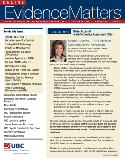 Market Access - The Definition Depends on the Viewpoint