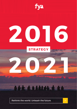 strategy - Foundation for Young Australians