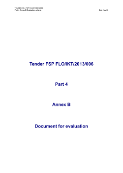 4 The Bidders functional requirements