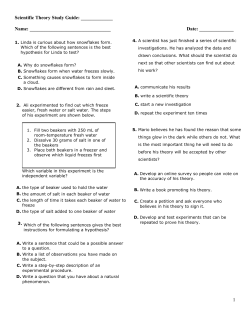 28. What is the dependent variable in James`s experiment?