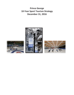 Sport Tourism Strategy - City of Prince George