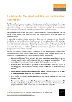 2016 Referee`s Guidelines Standard