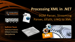 Processing XML in .NET