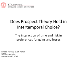 Does Prospect Theory Hold in Intertemporal Choice?