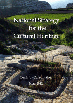 National Strategy for the Cultural Heritage