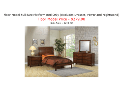 Floor Model Price - $279.00