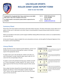 usa roller sports roller derby game report form
