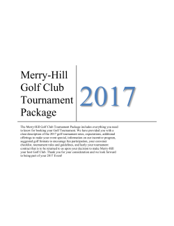 to view our 2017 Tournament Package. - Merry