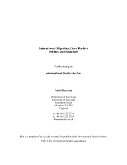economics, psychology, and happiness
