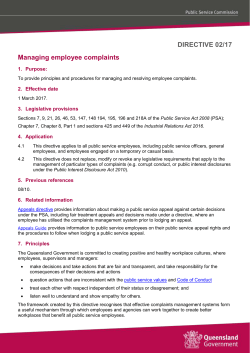 DIRECTIVE 02/17 - For government