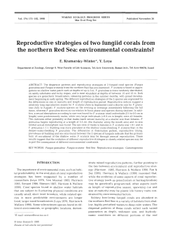 Reproductive strategies of two fungiid corals from the northern Red