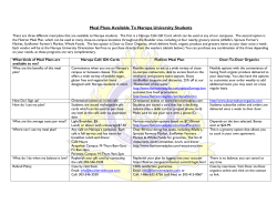 Meal Plans Available To Naropa University Students There are three